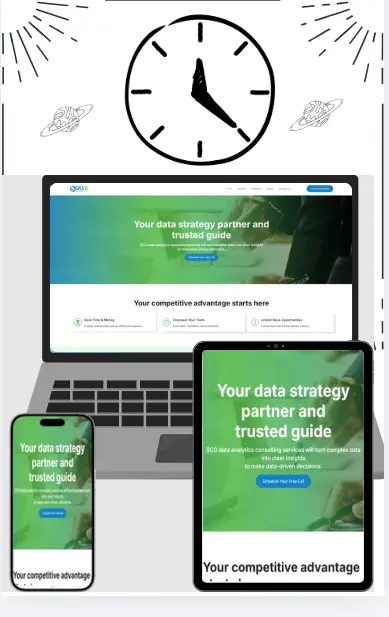Modern responsive non-profit organization website design for desktop, tablet, and mobile
